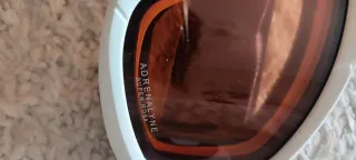 Gafas de esquí blancas carrera