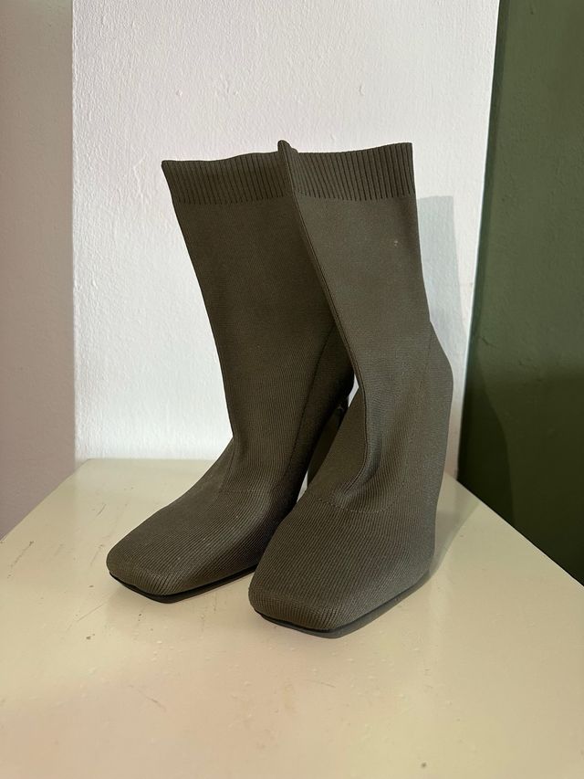 Botas Zara Verde Oliva