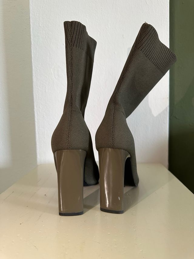 Botas Zara Verde Oliva