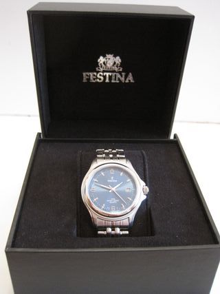 RELOJ FESTINA DE CUARZO CON ESFERA AZUL