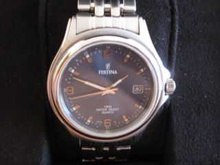 RELOJ FESTINA DE CUARZO CON ESFERA AZUL