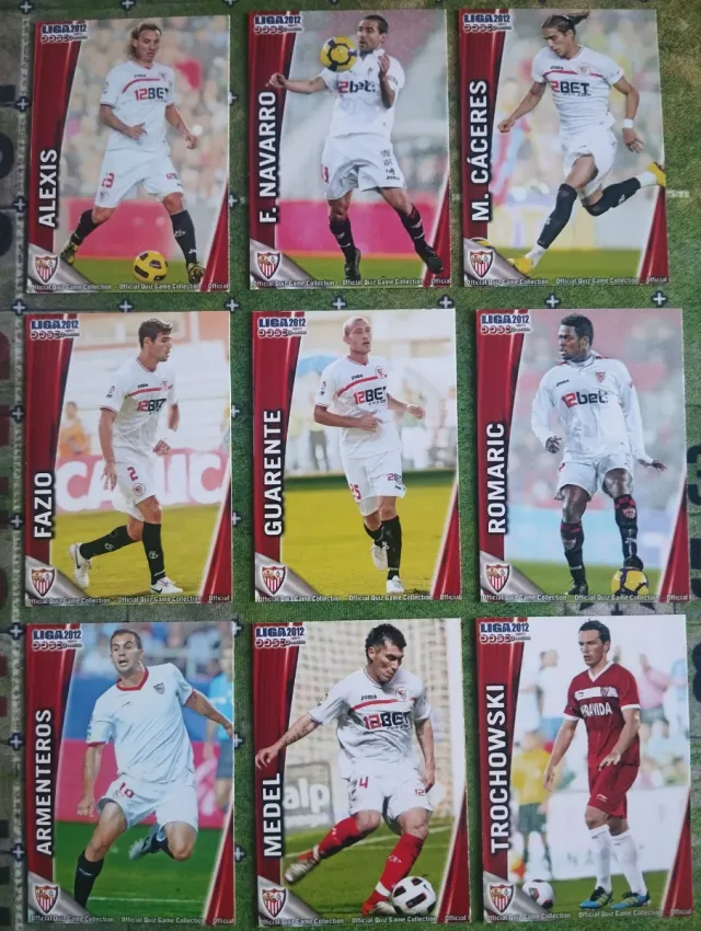 (CR01) 28 Cromos SEVILLA FC LIGA 2012