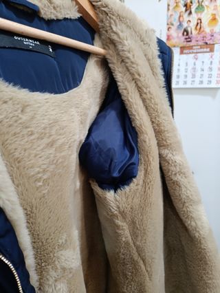 Chaquetón mujer azul