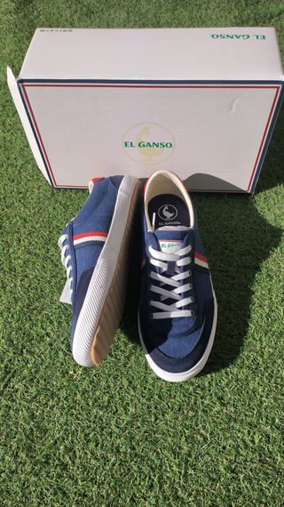 Zapatillas El Ganso Tela Azul Marino