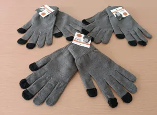 Lote Pack Reventa 11 Guantes Táctiles Gris
