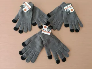 Lote Pack Reventa 11 Guantes Táctiles Gris