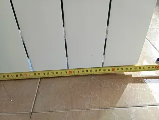 Radiador de calefacción de aluminio blanco