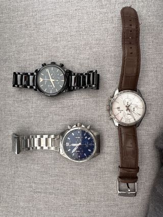 Lote 3 Relojes: Armani, Festina