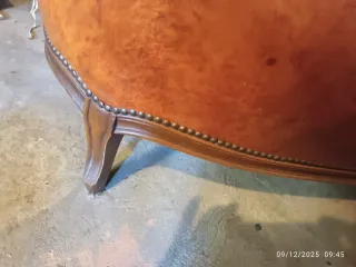 Divano 3 posti pelle stile Chesterfield