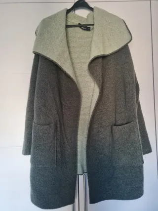 Abrigo de punto oversize