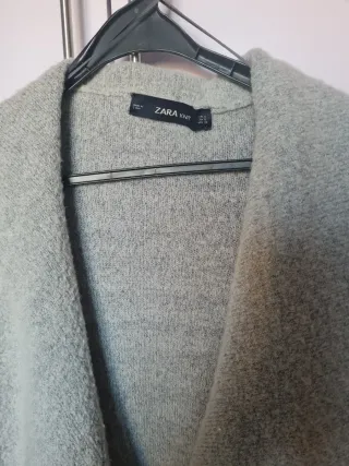 Abrigo de punto oversize