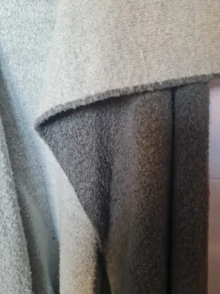 Abrigo de punto oversize