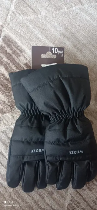 Guantes nieve Wedze talla 10 años nuevos