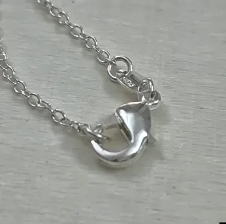 Colgante hoja plateado filigrana