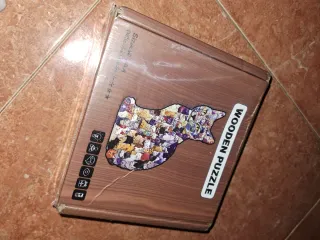 Puzzle Madera Gato A4