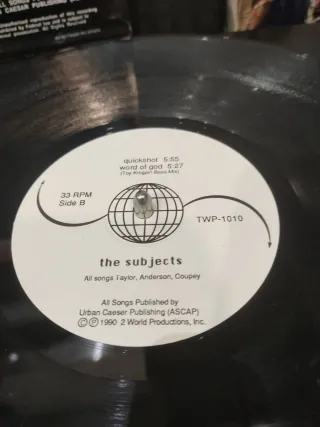 Vinilo The Subjects Word of God EBM