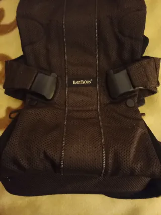 Mochila portabebés BabyBjörn One Air 3D marrón osc