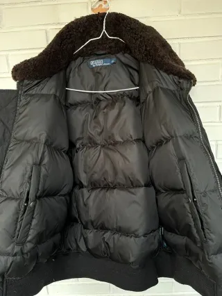 Chaqueta Bomber Ralph Lauren Talla XL Negra