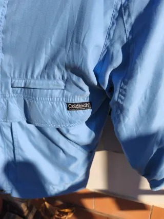 Chaquetón mujer azul tipo vintage