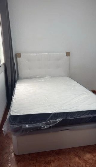 Canapé abatible con colchones Viscoelastica