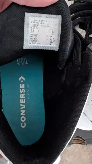 Botas Converse Verdes y Blancas
