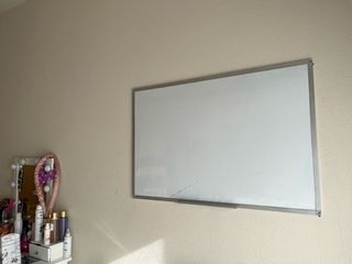 Pizarra blanca metálica