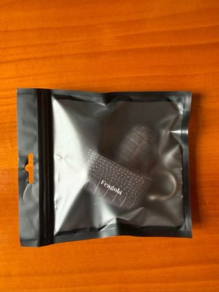 Custodia AirPods effetto coccodrillo marrone