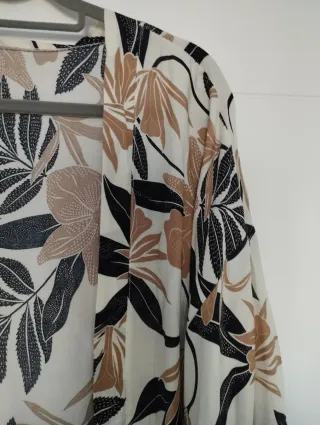 Sobrecamisa/Kimono Estampado Talla Única