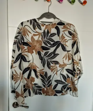 Sobrecamisa/Kimono Estampado Talla Única