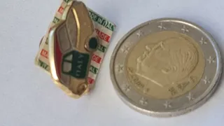 Spilla Fiat 500 Smaltata Made in Italy