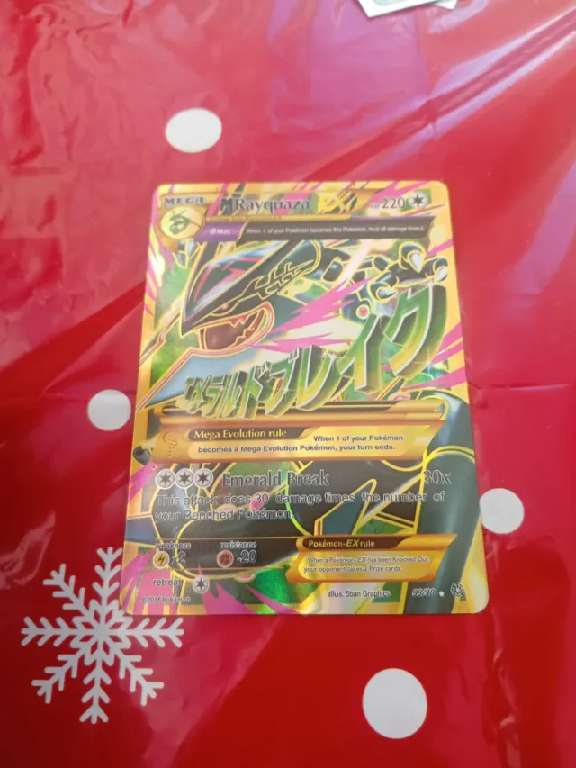 Carta Pokémon Mega Rayquaza EX 98/98