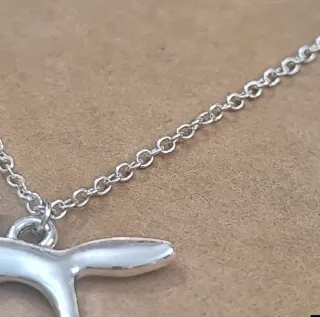 Colgante - zorro El Principito - plateado