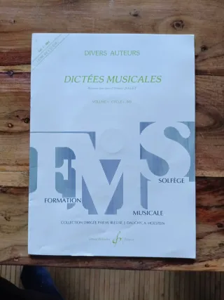 Dictées Musicales Vol. 1 - Cycle IM3