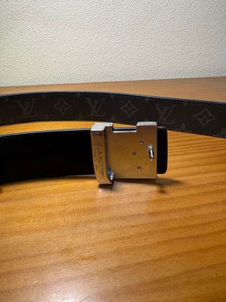 Cintura Louis Vuitton Monogram Grigio