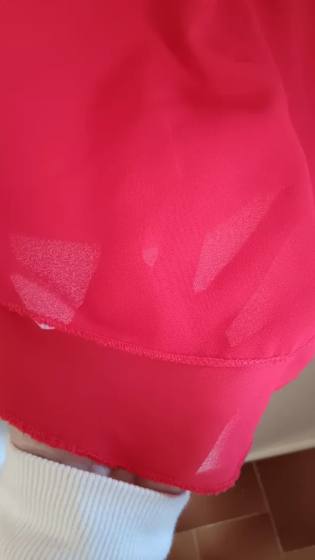 Top fiesta rojo sin mangas