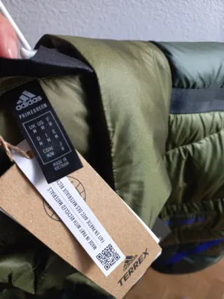 Plumífero Adidas Terrex Verde Outdoor