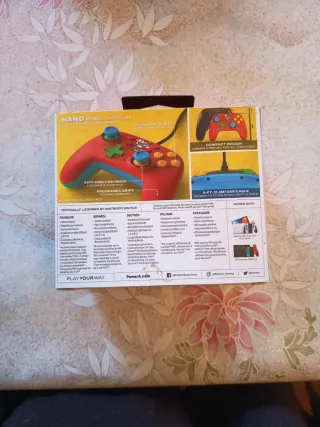 Mando Nintendo Switch Nano Wired Super Mario