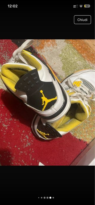 Air Jordan 4 Retro vivid fulfur 43