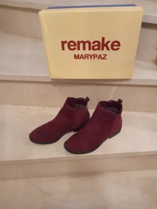 Botines granate oscuro MARYPAZ
