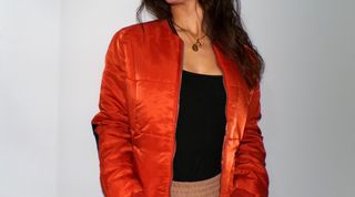 Cazadora Purificación García Naranja