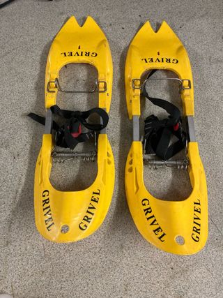 Raquetas de nieve Grivel amarillas