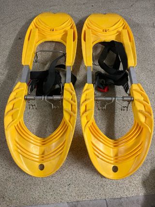 Raquetas de nieve Grivel amarillas