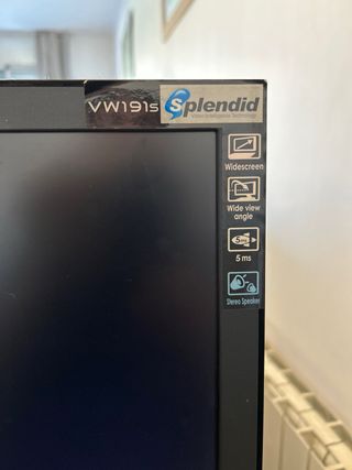 Monitor ASUS VW191S Negro