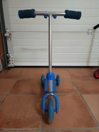 Patinete infantil 3 ruedas azul