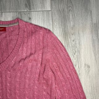 Jersey Burberry Rosa Trenzado Cable Knit