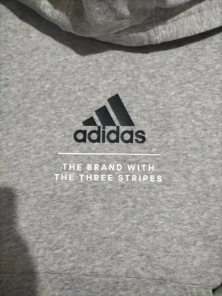 Sudadera Adidas niño gris