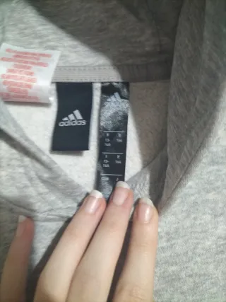 Sudadera Adidas niño gris