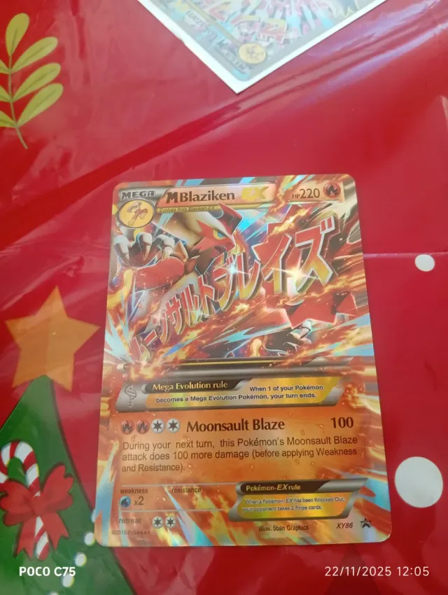 Carta Pokémon Mega Blaziken EX