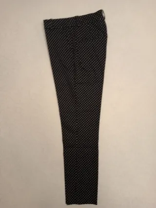 Pantalón vestir H&M Talla 36 Negro Estampado