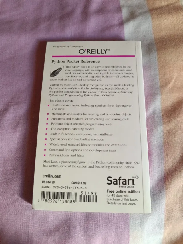 Python Pocket Reference (Inglés - 4th Edition)